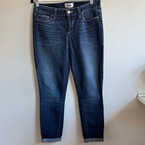 PAIGE Kylie Women's Dark Blue Ankle Jeans